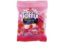 Жевательные конфеты Toffix Клубника 90 гр